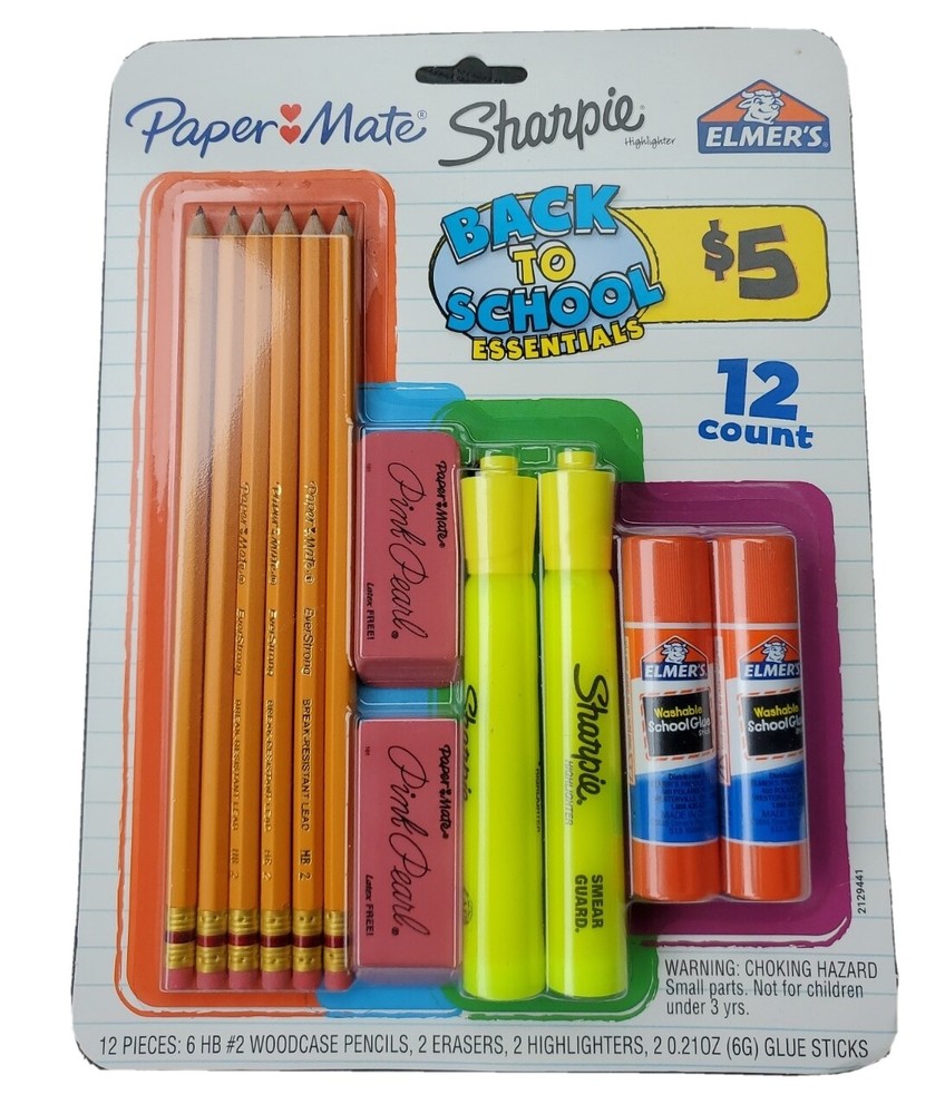 Paper Mate Sharpie Elmer's Back To School Essentials kit