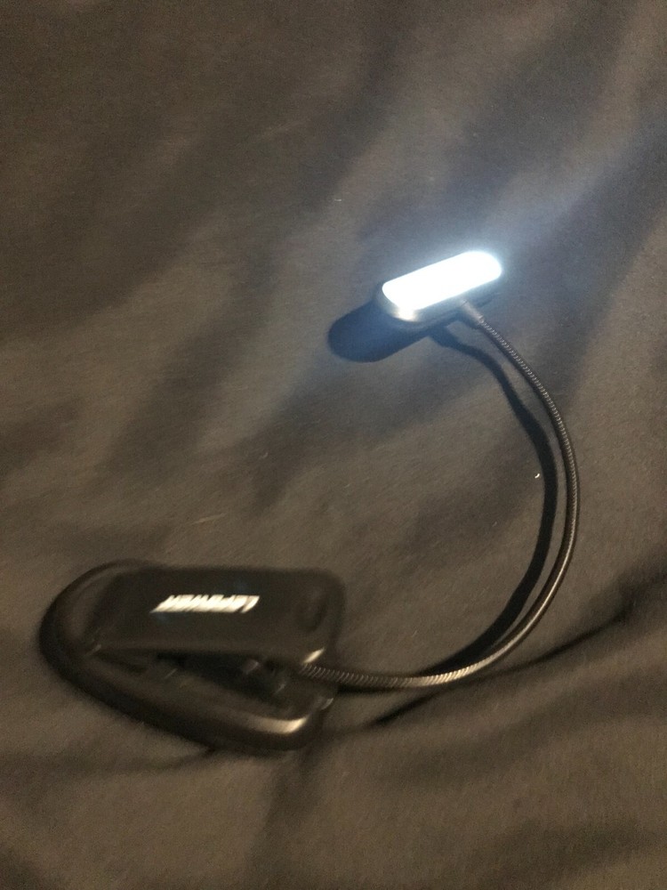 LEPOWER Book Light Dimmable, Lightweight Reading Light, No Batteries, Tested