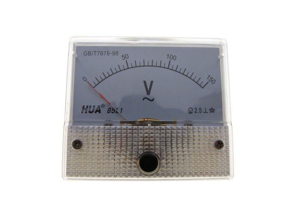 AC 0-150V Analog Needle Panel AC Voltage Ammeter  85C1