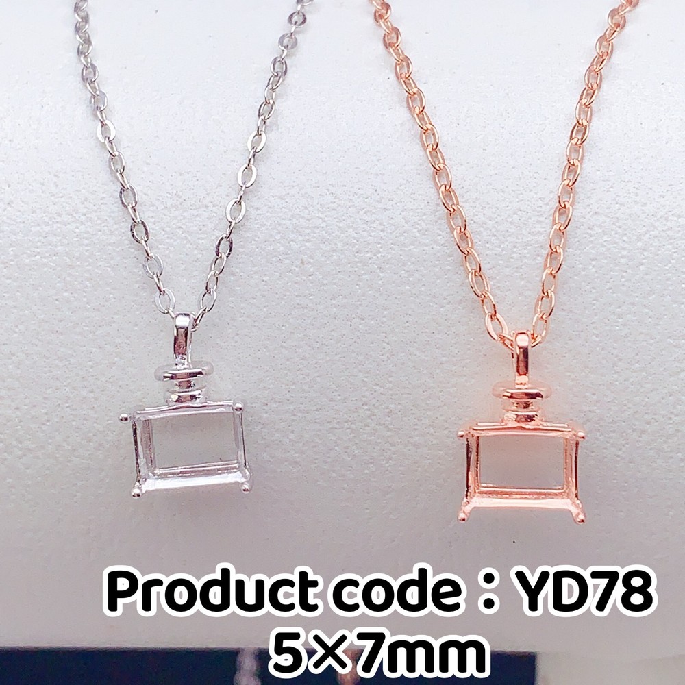 Silver 925 pendant empty setting, DIY blank setting YD78