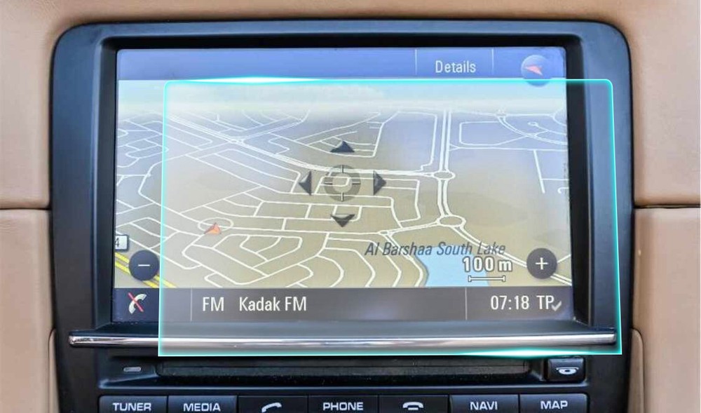 Crystal Clear Screen Protector for 2014 Porsche Boxster Vehicle Navigation