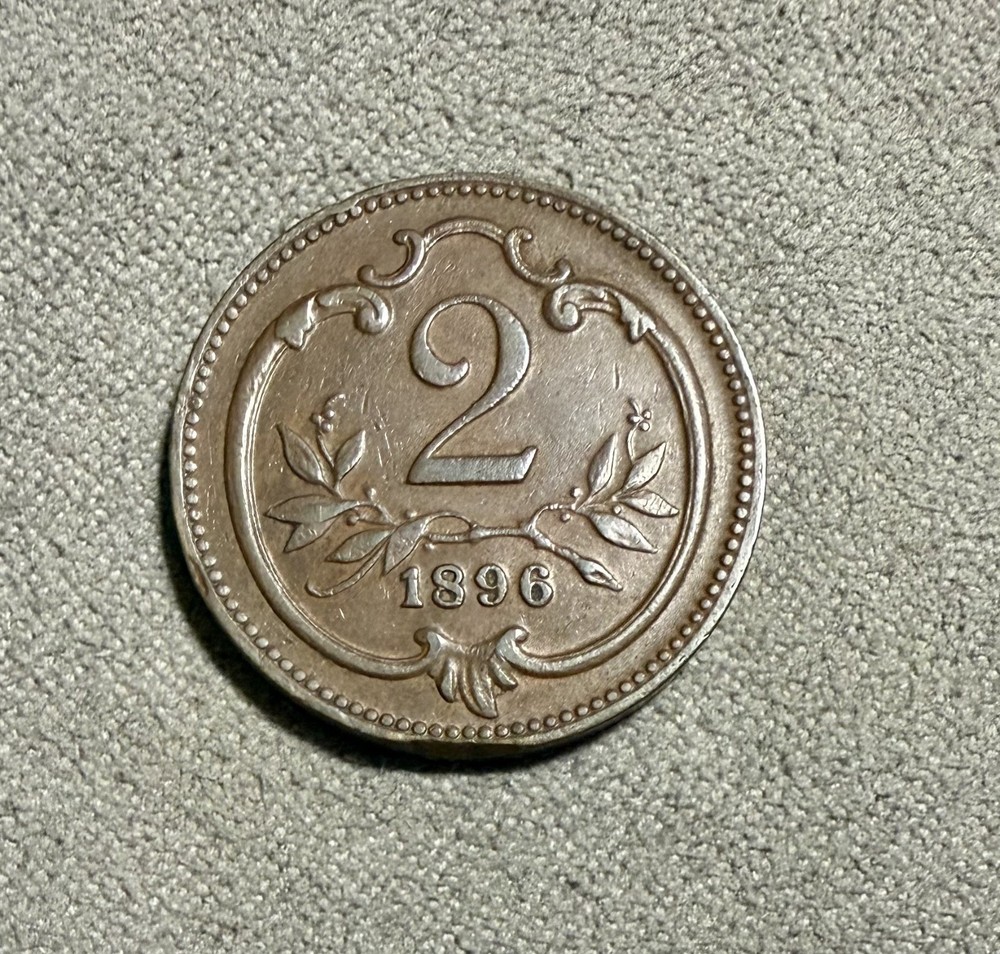 AUSTRIA 1896 2 Heller