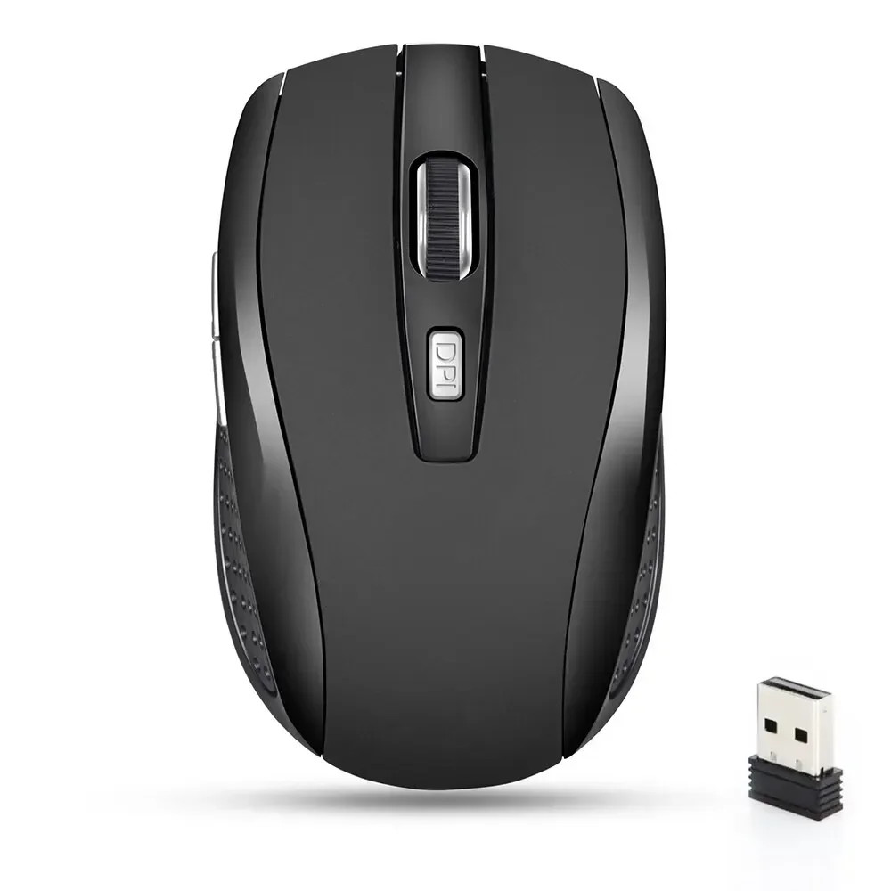 Wireless Mouse Silent Mouse 2.4G Portable Mobile Optical Office Mouse Adjustable