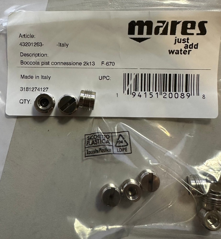 Mares  pneumatic speargun Replacement Part piston bushing F 670 43201263