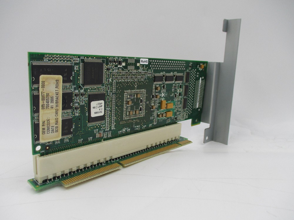 Adaptec ASR-2130SLP 128M SCSI Raid Controller Card with Bracket & Riser Tested