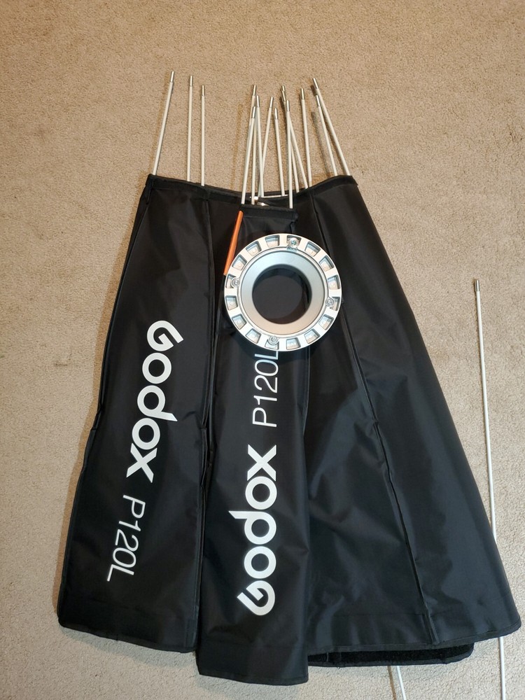 Godox P120L 48" Deep Parabolic Softbox - Bowens Mount with grid