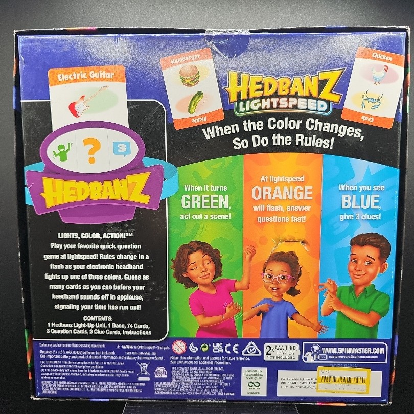 Headbands Lightspeed by Spin Master Games Party Game Electronic Interactive