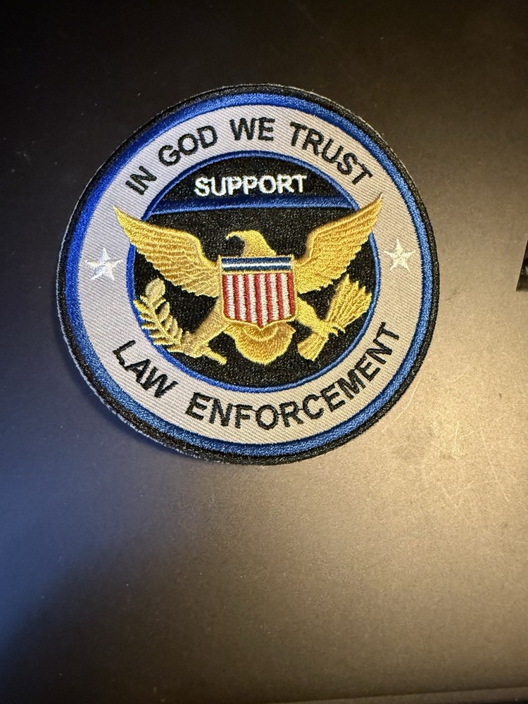 In God We Trust-Support Law Enforcement Patch