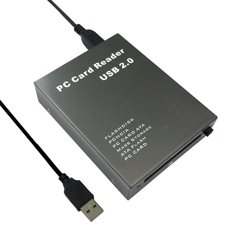 B 2.0 to PC ATA PCMCIA Adapter Flash Disk Memory Card Reader Plug & Play US