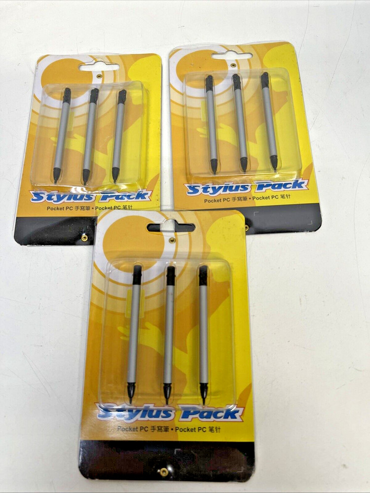 3x Pack, Stylus 3-Pack pocket PC To Navigate and Select Object on the Screen