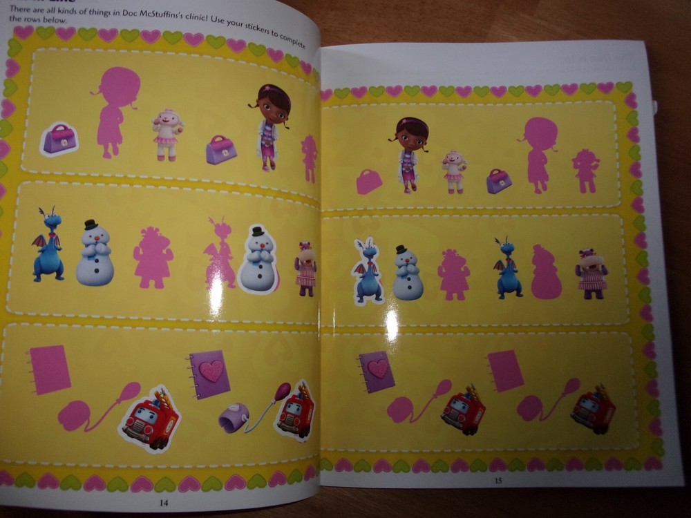 Disney Junior Sticker Book Treasury Partly Used 2013