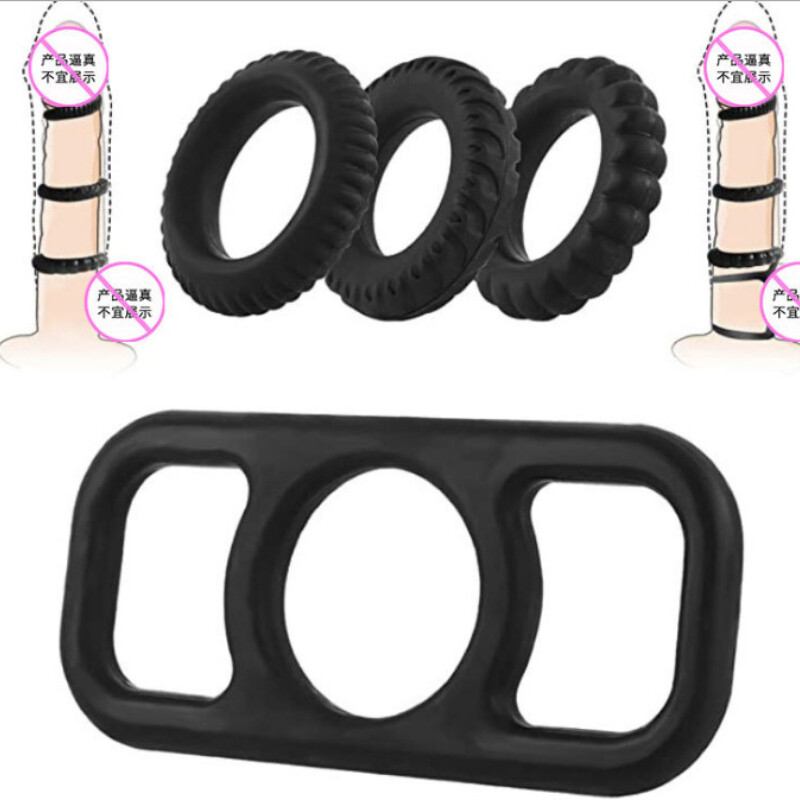 Delay Ejaculation-Scrotum-Stretcher-Ring for Male Ball Stretching Penis Enhancer