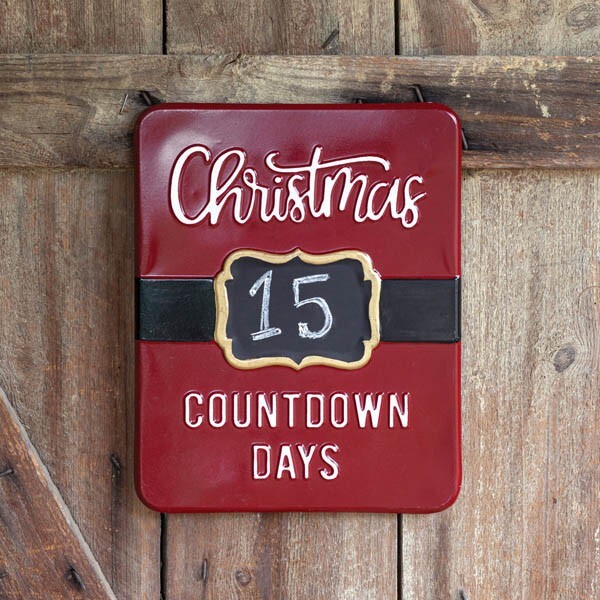 Christmas Countdown Sign