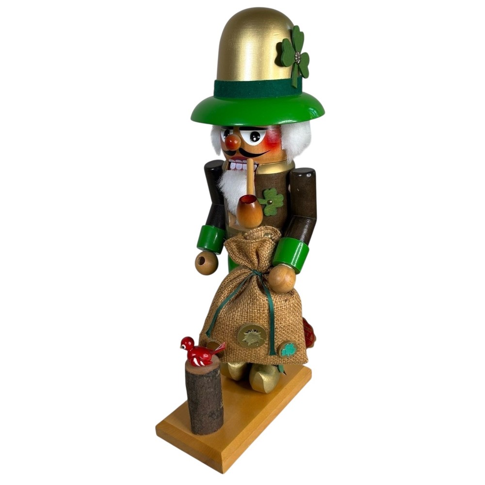 Steinbach German Nutcracker Forester Woodsman with Pipe 15" Christmas Rare