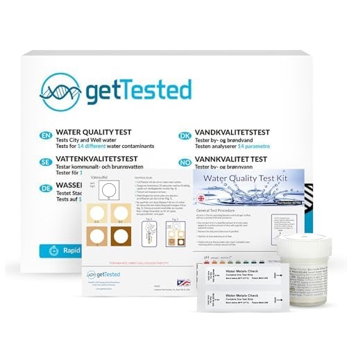 At-Home Water Quality Test Kit - 14 Parameters for Drinking Water Purity - Fast