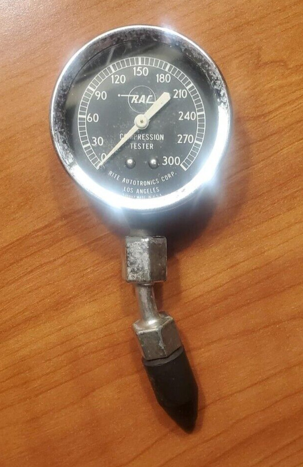 Vintage RAC 535902 Compression Tester, circa 1970's