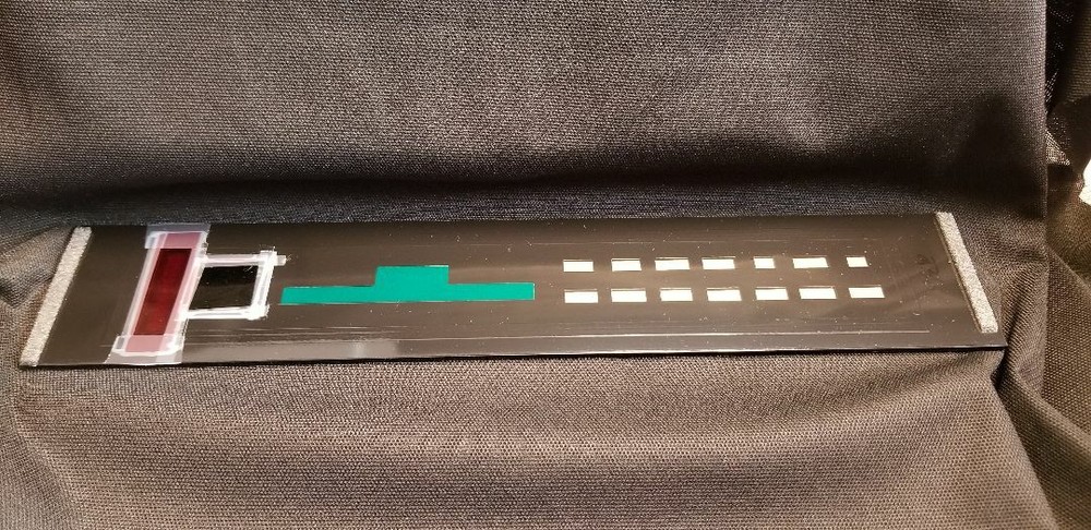 McIntosh C31V preamplifier glass face plate