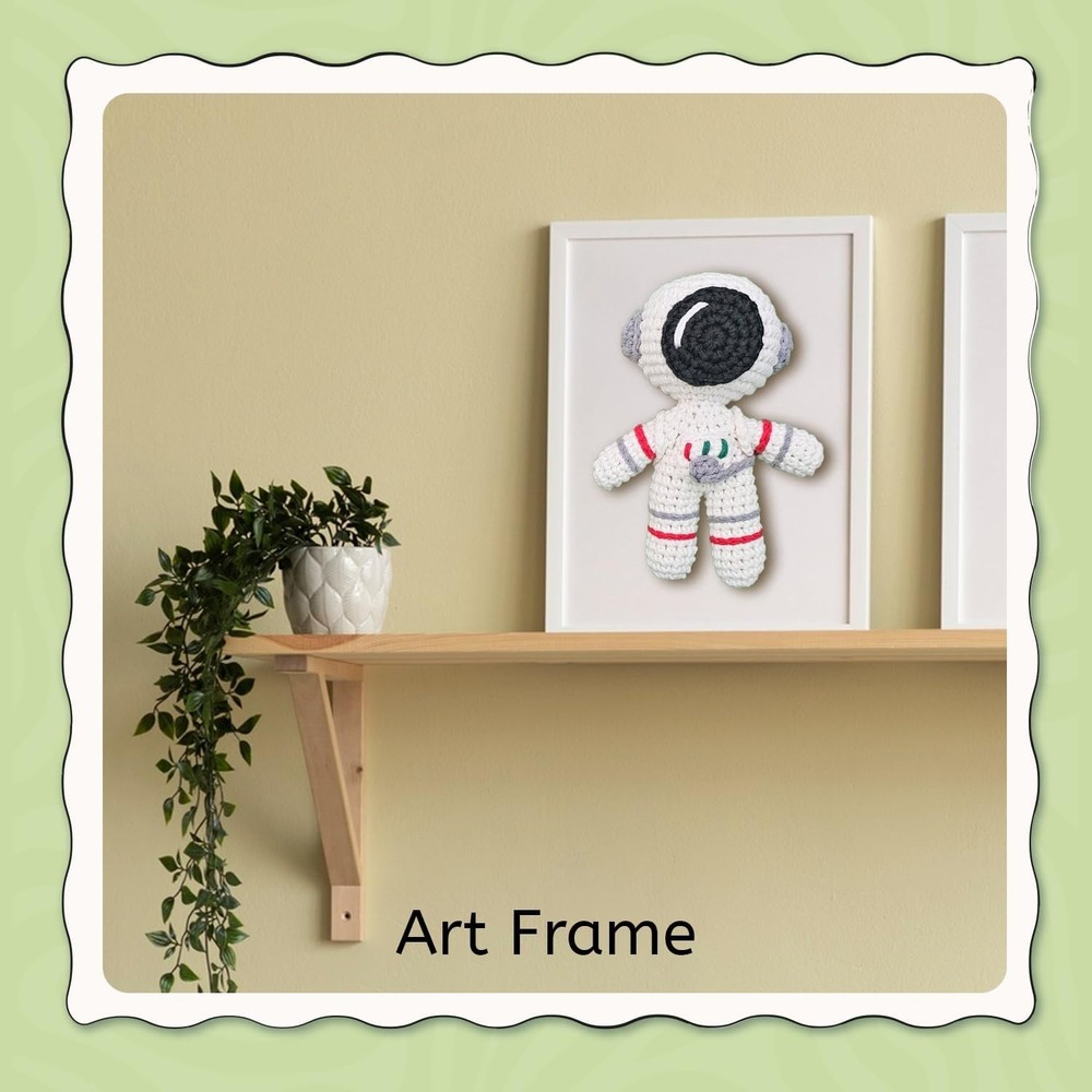 ASTRONAUT CROCHET KIT FOR ADVANCED OR INTERMEDIATE BEGINNER, VIDEO TUTORIAL