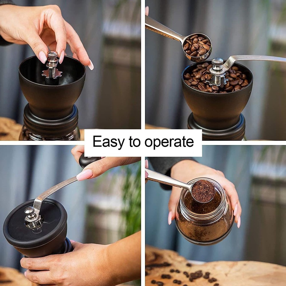 1pc Hand Grinding Coffee Machine Manual Small Grinder for Coffee Beans - Perf...