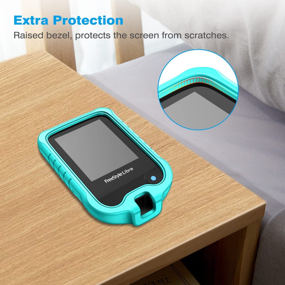 Silicone Case for Freestyle Libre 3 2 / Libre Reader, Lightweight Shockproof
