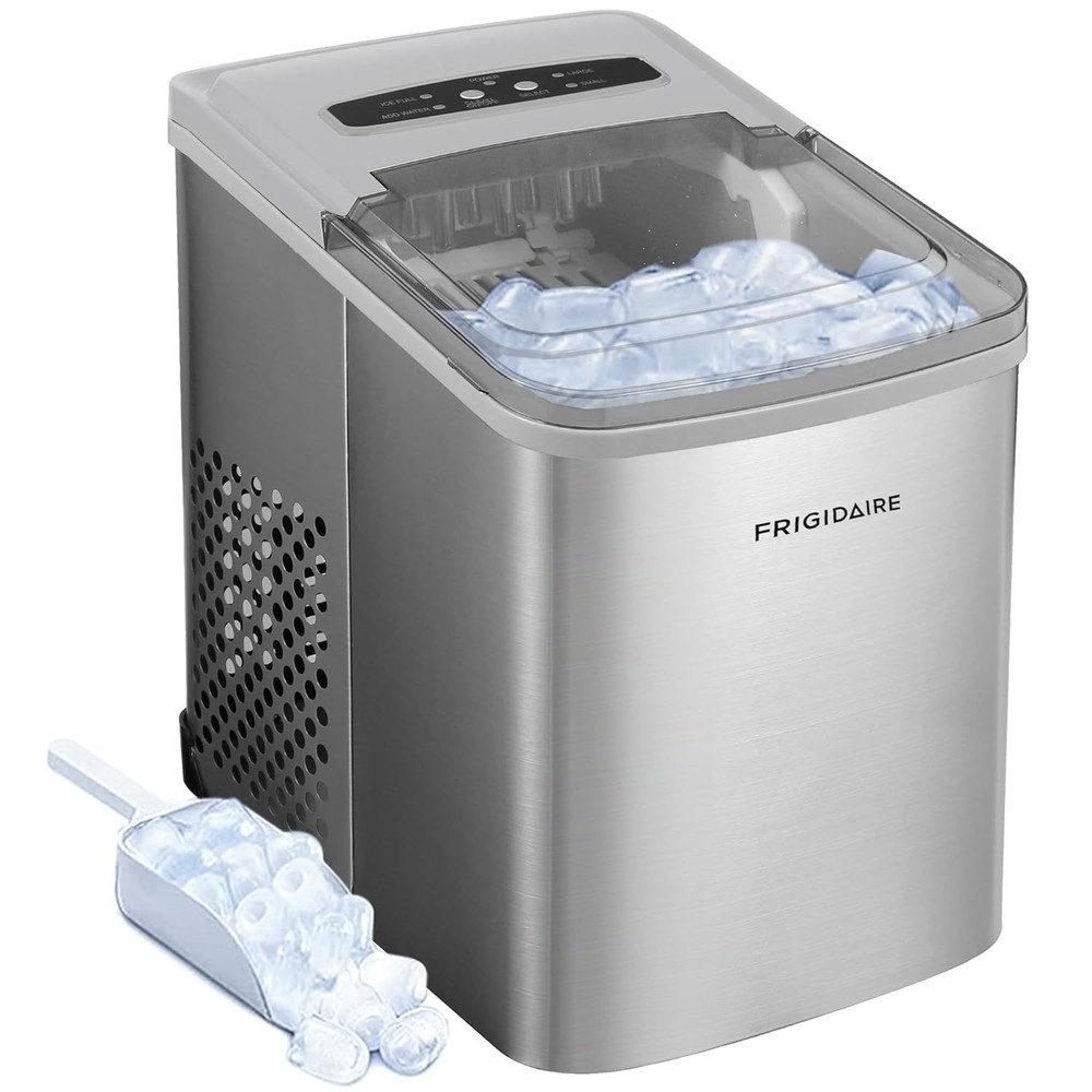 Portable Compact Maker, Ice Making Machine, Stainless,