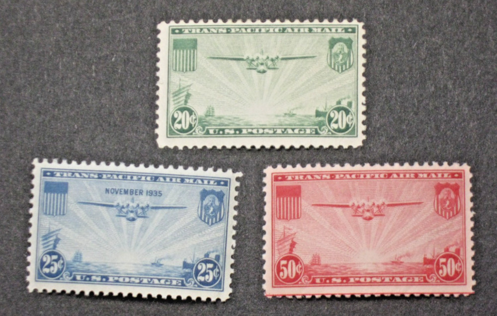 US AIR MAIL MNH 1937 SC# C20-C23
