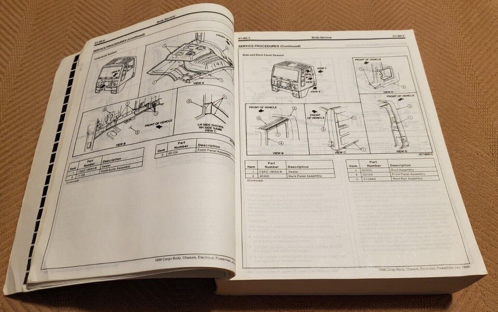 1996 Ford Cargo Van Service Manual