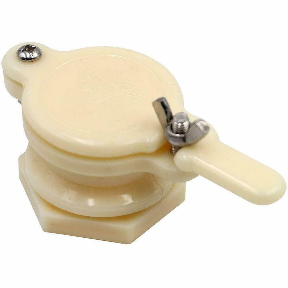 Plastic Honey Gate Valve Tap Extractor Beekeeping Bottling Tool White High Q