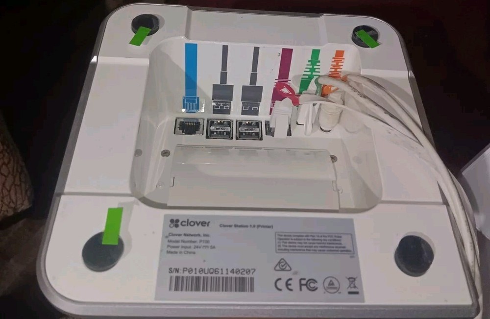 CLOVER STATION 1.0 C100 POS SYSTEM P100 With Printer (Unknown Password Locked)
