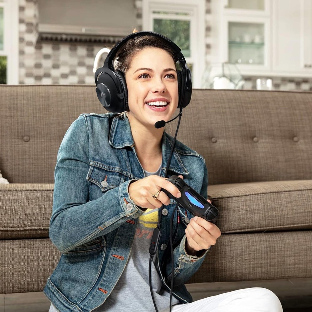 6ft Detachable Headset Cable with Inline Volume Controller for Multiple Devices