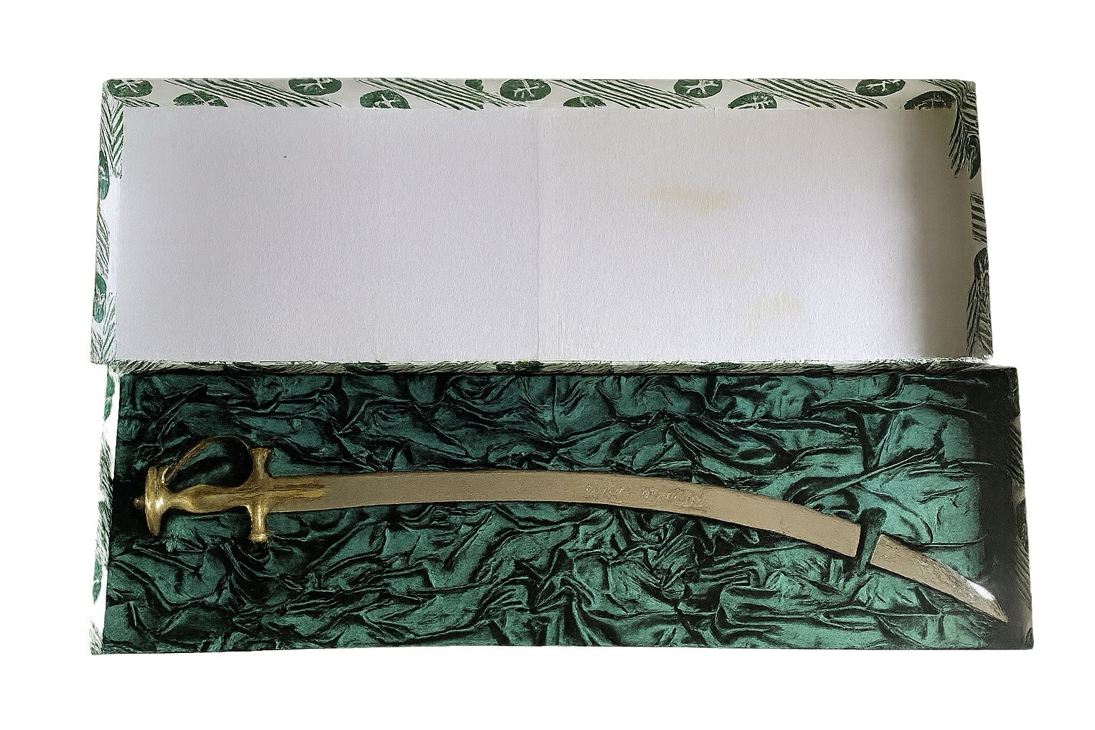 Pakistan Army Talwar Saber | Gift From General Mirza Aslam Beg, with Box, 32”