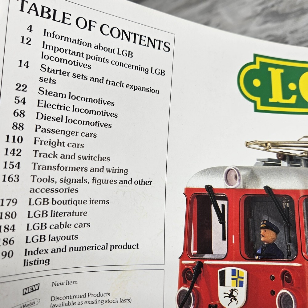 1990 LGB Train Catalog