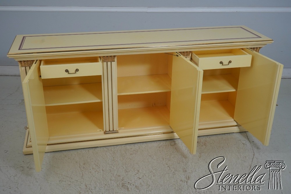 68953: Modern Design Lacquer Tessellated Inlay Sideboard