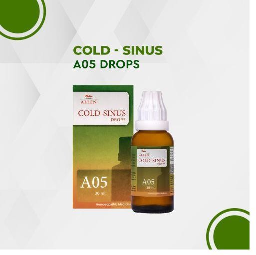 2 X Allen A5  Homeopathy Cold Sinus Drops (30ml)