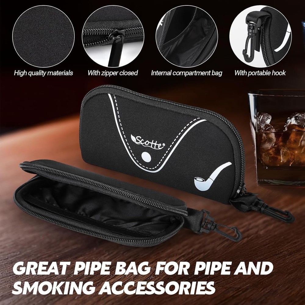 Scotte Shiny Pipe Small red