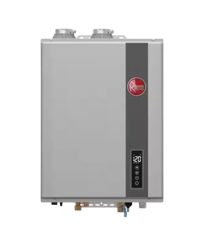 Rheem NG 9.5 GPM Indoor OR  Outdoor Tankless Water Heater SMART ECOH200DVELN-3