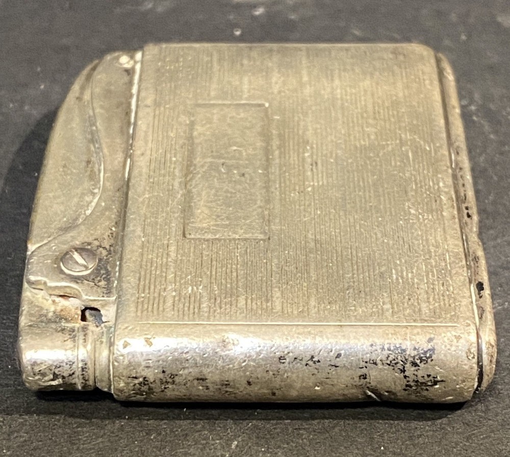 Vintage Sterling Silver Ronson Adonis Lighter Art Deco