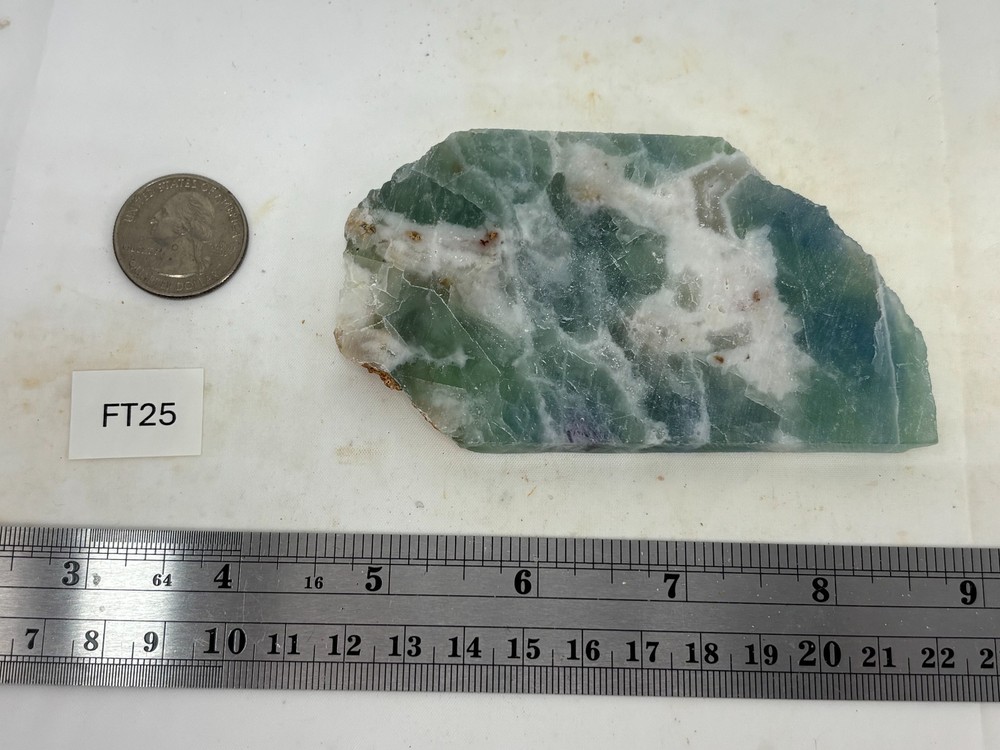 Fluorite slab Cabbing Lapidary Combo Ship Avail