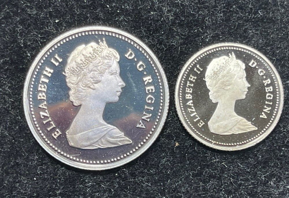 1981 Canada 2 DCAM Proof Coins Lot