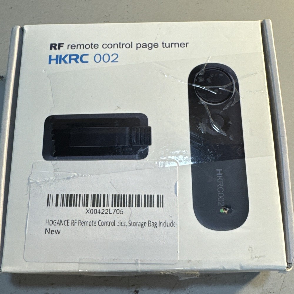 Hogance RF Page Turner Remote Control for Kindle, E-Reader, Phone, Tablet