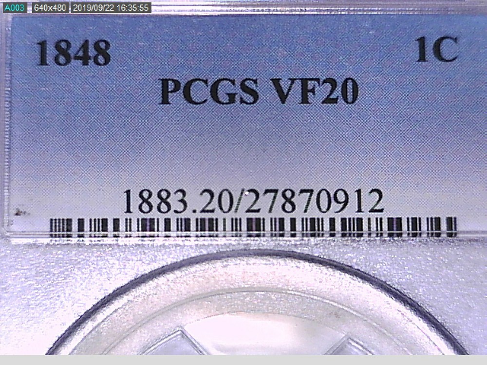 1848 Large Cent PCGS VF 20 27870912 Video