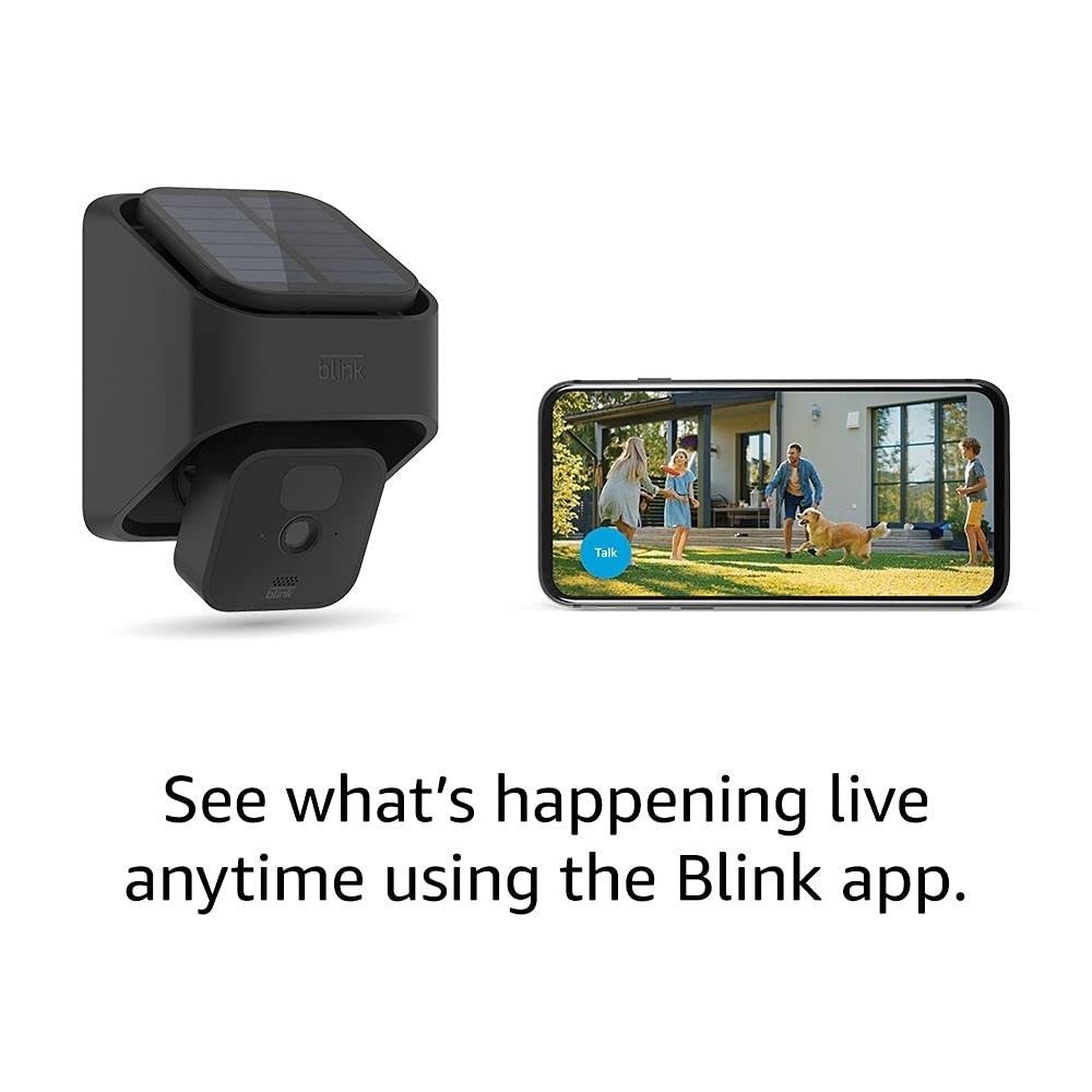 Blink Outdoor (3rd Gen) + Solar Panel Charging Mount - wireless, HD smart securi
