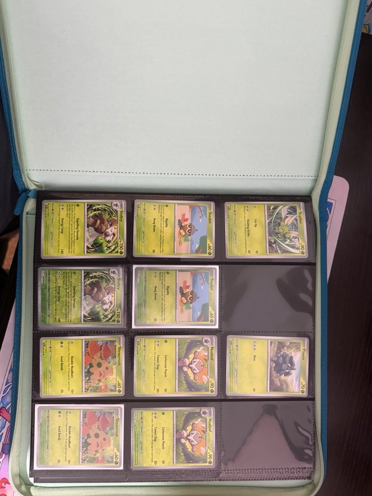 Temporal Forces Part-Complete Base Set Reverse Holos, EXS in VaultX Binder