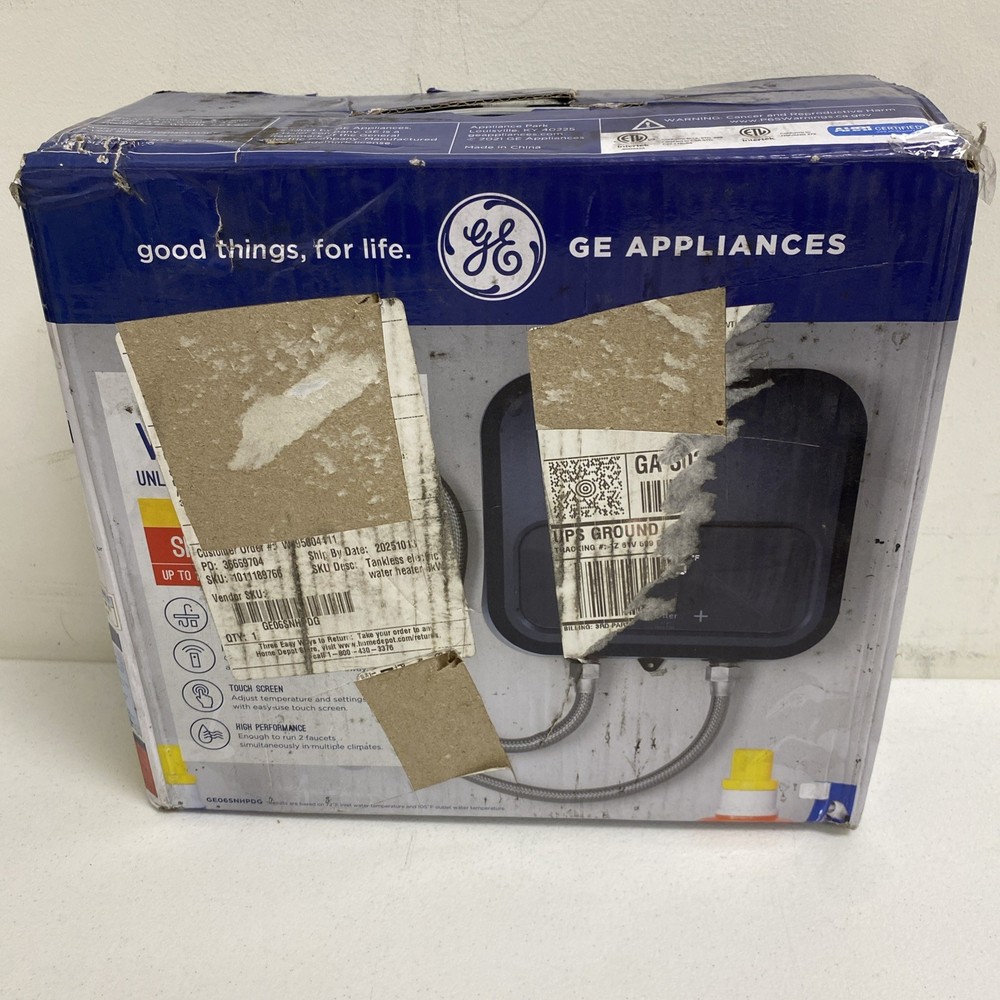 GE Self Modulating 1.2 GPM Point Of Use Tankless Electric Water Heater 5.5 KW