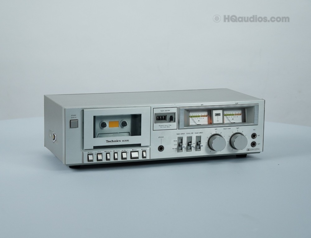 Technics M205 Stereo Cassette Deck – Fully Serviced & Restored – 1-Year WRT