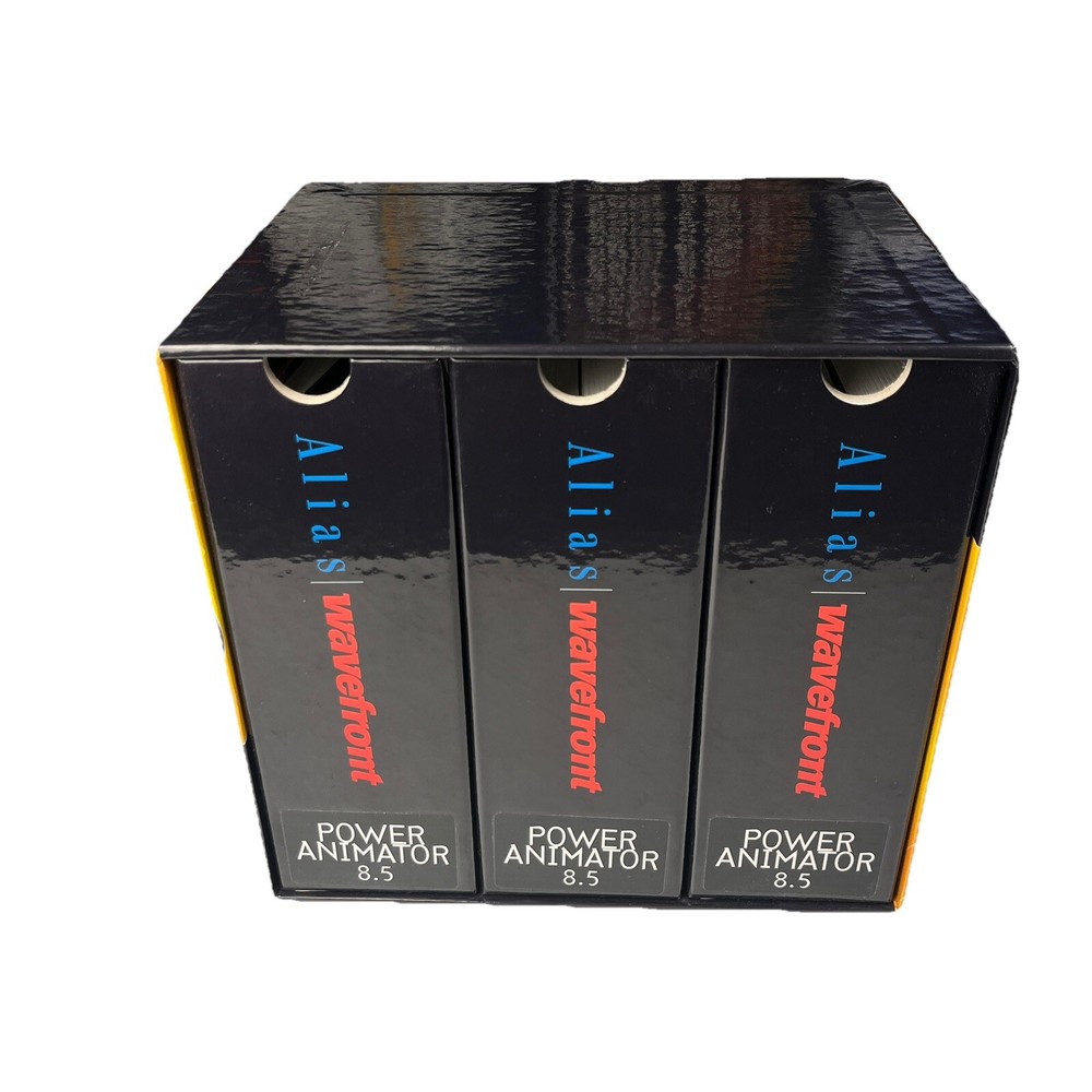 Alias Wavefront Power Animator 8.5 Vintage Software With Manuals In Box