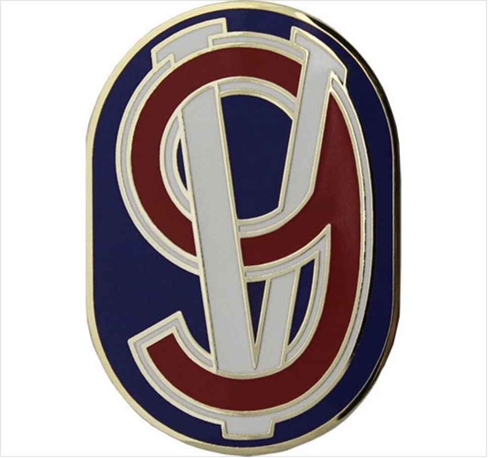 GENUINE U.S. ARMY COMBAT SERVICE IDENTIFICATION BADGE (CSIB): 95TH TRAINING DIVI