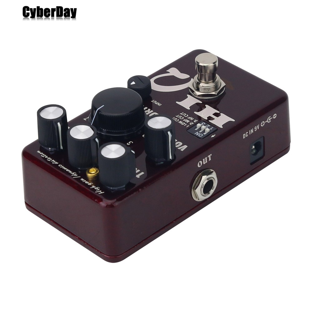 Electric Guitar Distortion Overload Effects Pedal High Gain Dynamic Effector
