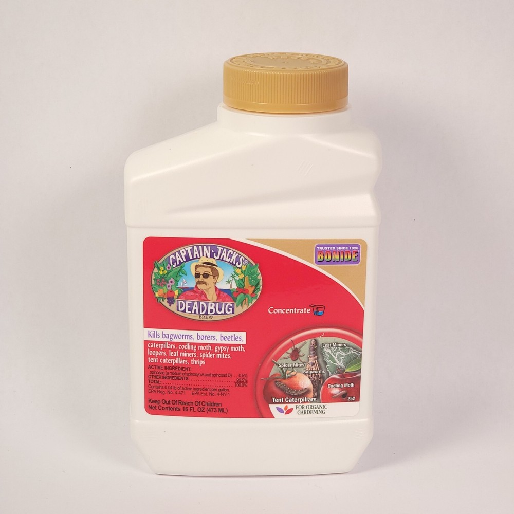 Bonide Captain Jack's Dead Bug Brew Insecticide Concentrate 16oz New & Sealed