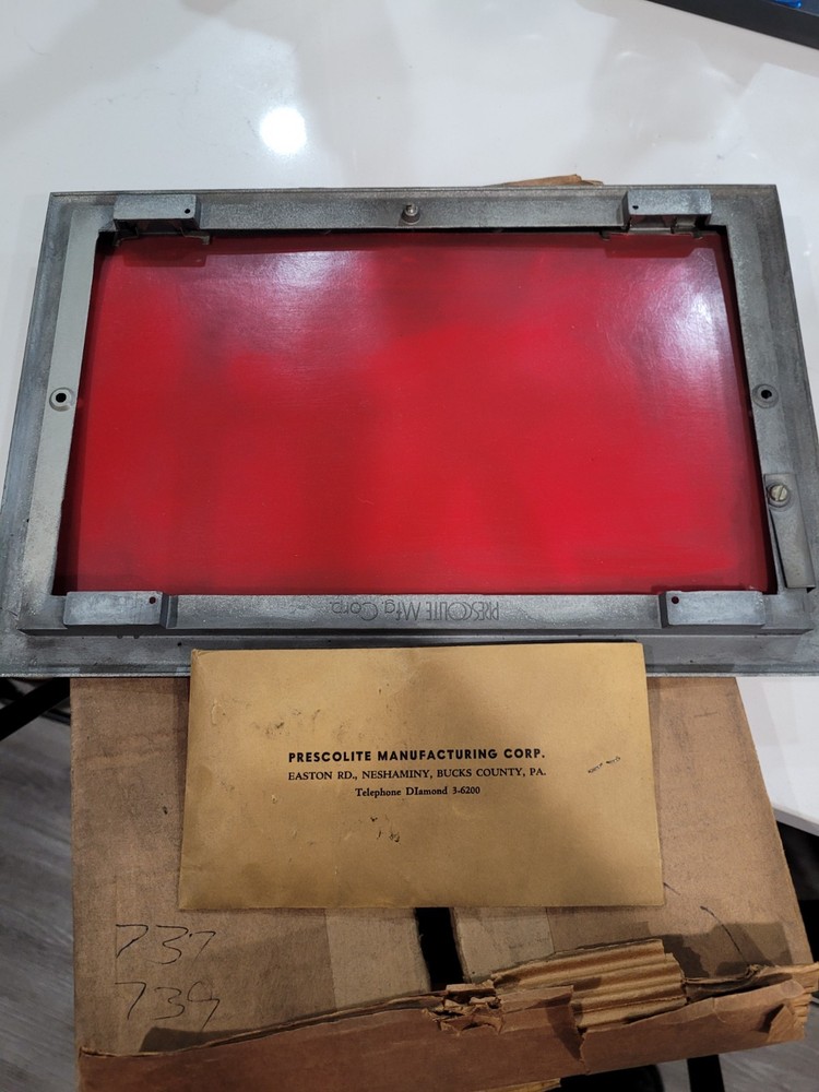 NOS 2 Vintage Exit Signs